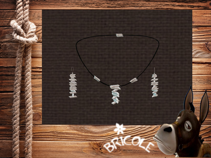 " Zen " Necklace & earrings