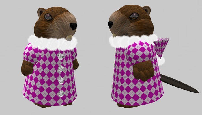 Tiny Cham Couture - A-Line Pink Diamond Hoodie Sweater Dress