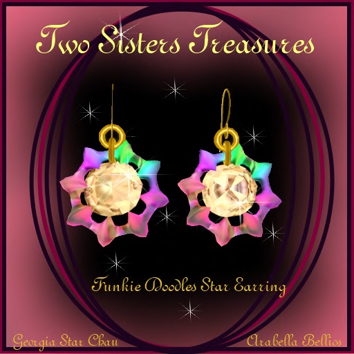 Funkie Doodles Star Earrings