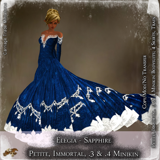 @CTM@ Petite Elegia (P/.4/.3 Mini/I) Sapphire