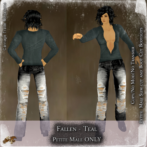 @CTM@ Fallen (Petite Male ONLY) Teal