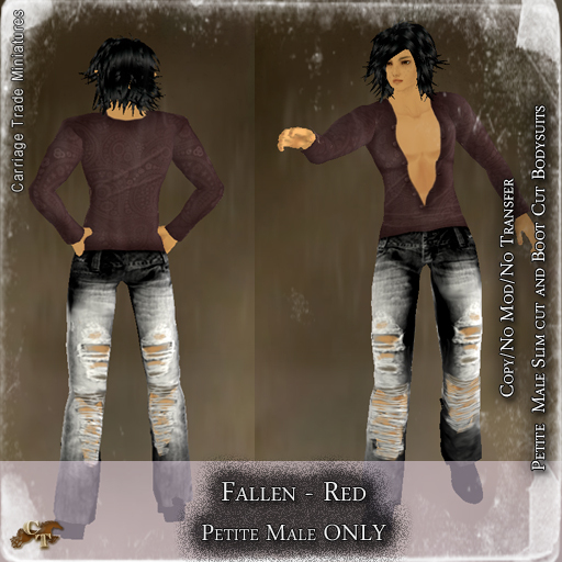 @CTM@ Fallen (Petite Male ONLY) Red