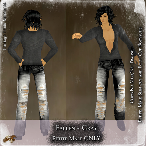 @CTM@ Fallen (Petite Male ONLY) Gray