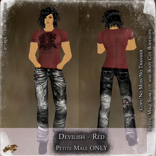 @CTM@ Devlish (Petite Male ONLY) Red