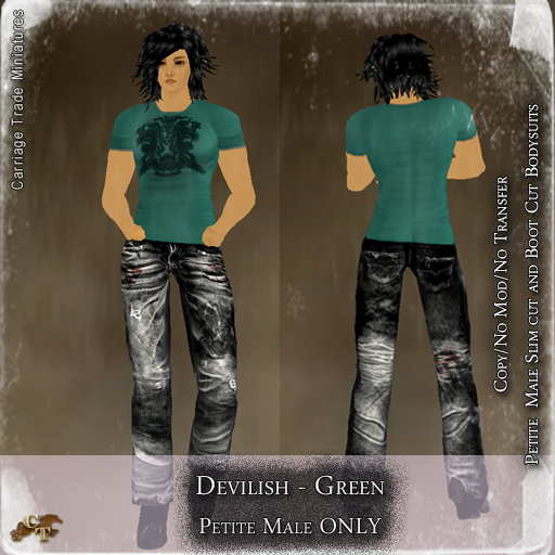 @CTM@ Devlish (Petite Male ONLY) Green