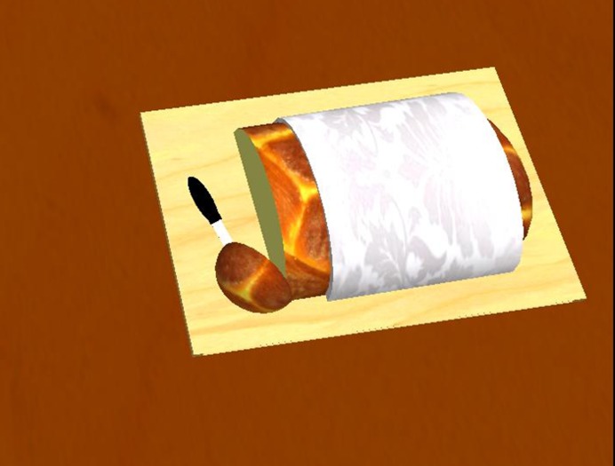 Shabbat Challah on cutting board