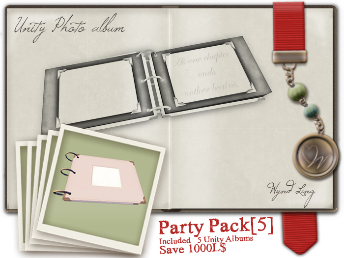 -W-[ Photo Album Part] Unity Album 5 pack  (mod/trans) 