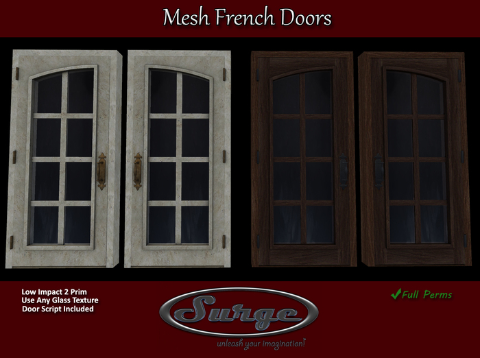 Mesh French Doors