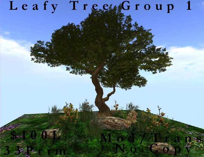Second Life Marketplace - Leafy Tree Group1