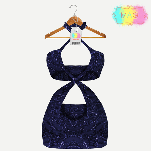 {MAG} Party Dress Sequin - Navy