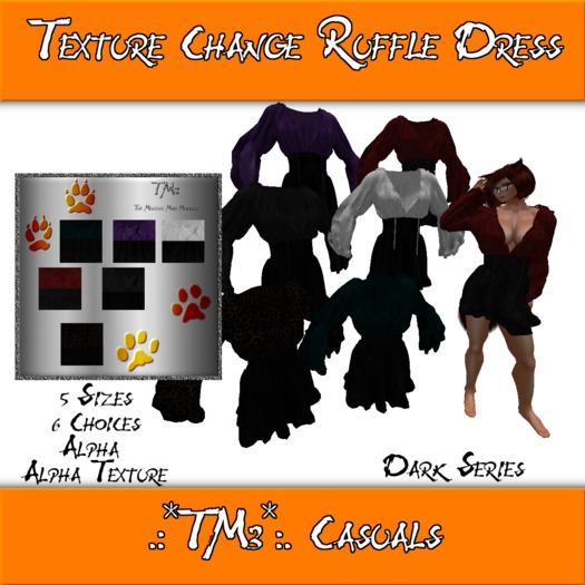 .:~*TM3*~:. Ruffle Dress (Dark Series) 