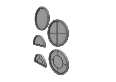 Second Life Marketplace - Circle window Fat Pack Mesh Full Perm