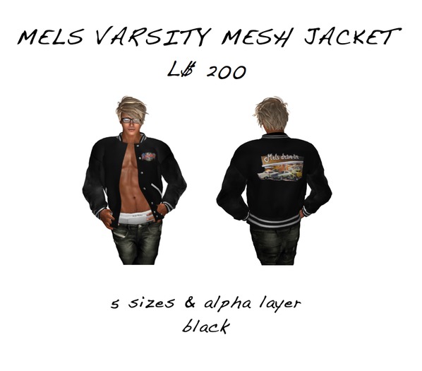 Mels varsity mesh jacket 