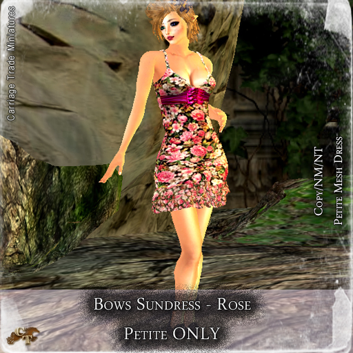 @CTM@ Bows Sundress (Petite Only) Rose