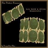 TST Liz Gold Olive Bracelets