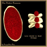 TST Liz Gold Red Rings