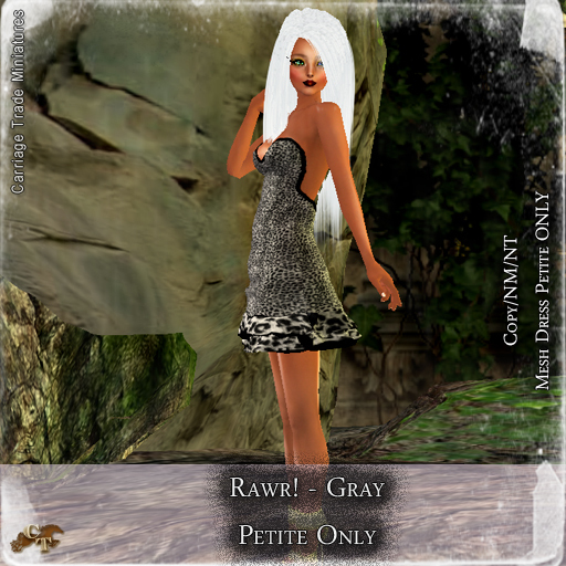 @CTM@ Rawr! (Petite ONLY) Gray