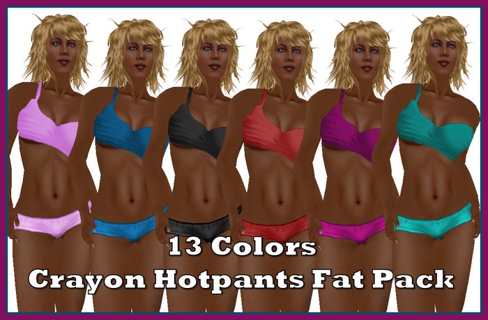 Crayon Hotpants Fat Pack