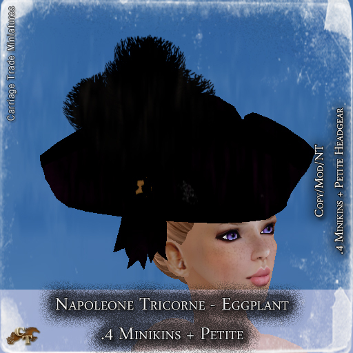 @CTM@ Napoleon Tricorne (.4M/P) Eggplant