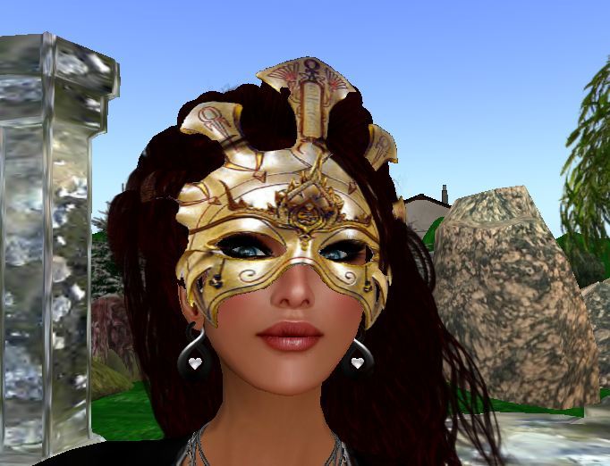 ~SE~Mask-Golden Goddess (just wear)