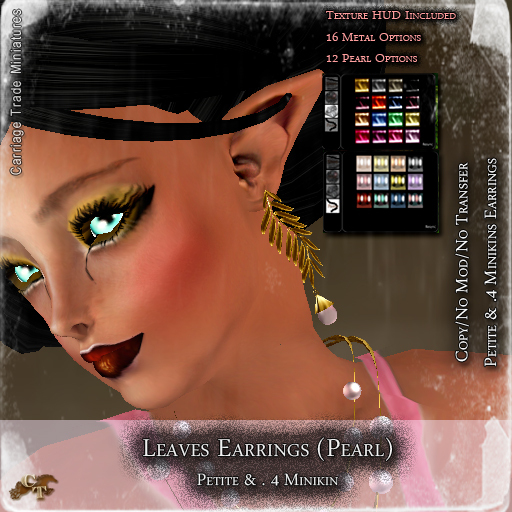 @CT@ Leaves Earrings (P/.4 M/I) 