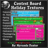 Contest Board Holiday Textures