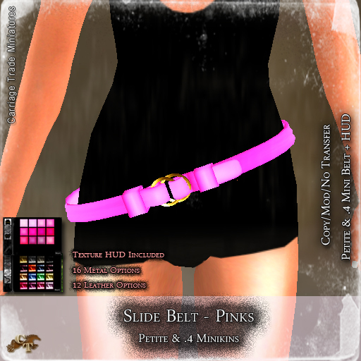 @CTM Slide Belt (P/.4M/I) Pink
