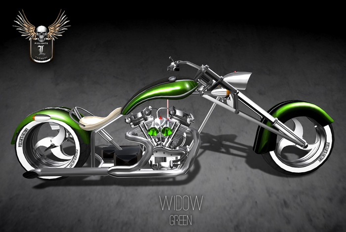 Pixlights factory WIDOW GREEN