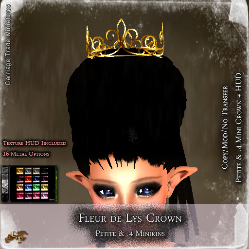 @CTM@ Fleur de Lys Crown (P/.4 M/I) 