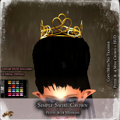 @CTM@ Simple Swirl Crown (P/.4 M/I) 