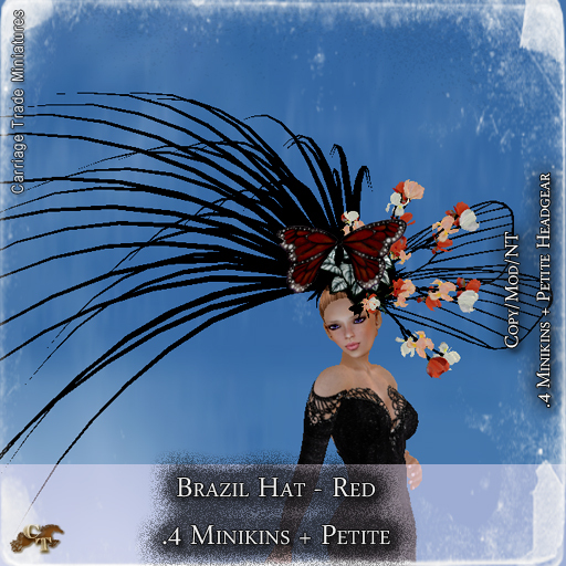 @CTM@ Brazil Hat (P/I/.4 M) Red