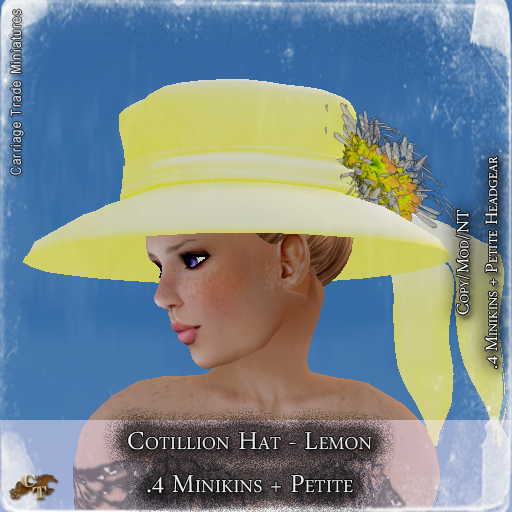 @CTM@ Cotillion Hat (P/I/.4 M) Lemon