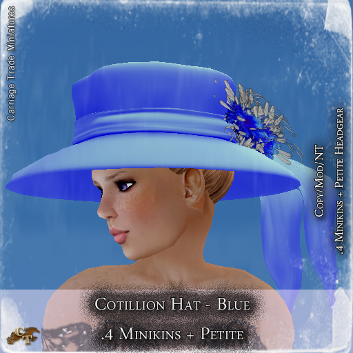 @CTM@ Cotillion Hat (P/I/.4 M) Blue