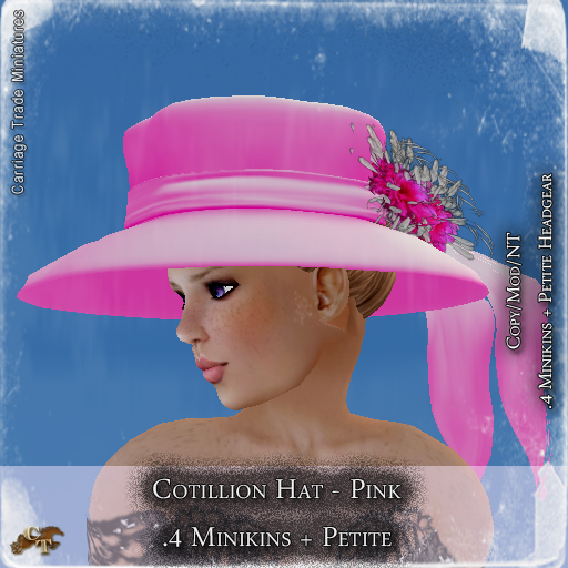 @CTM@ Cotillion Hat (P/I/.4 M) Pink