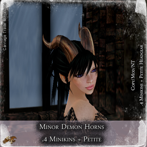 @CTM@ Minor Demon Horns (P/I/.4 M) 