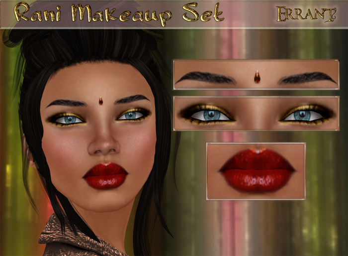 -Errant- Rani Makeup (Eyes, Bindi, Lips & Sets)