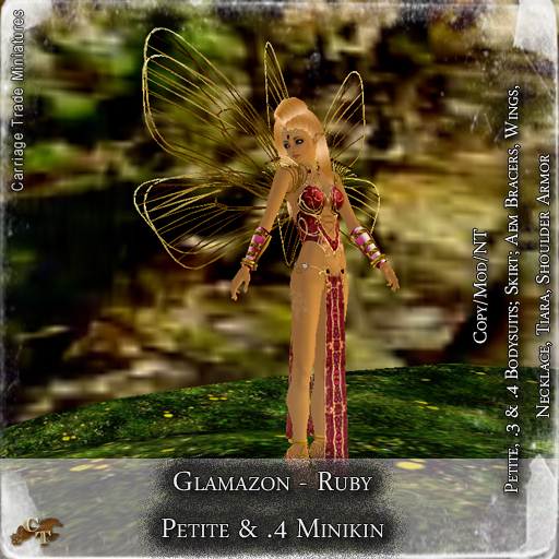 @CTM@ Glamazon (Petite/.4 Minikin) Ruby