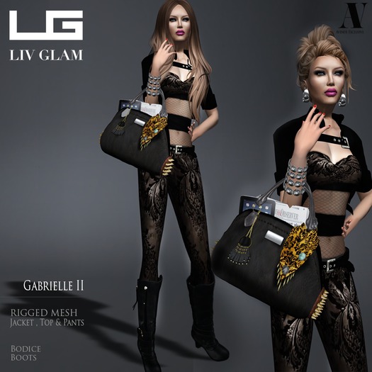 █ LIV GLAM █ Gabrielle Outfit II Demo