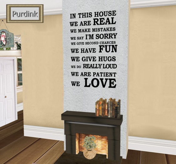In this House Wall Decal
