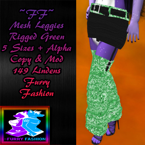 ~FF~ Mesh Leggies Green