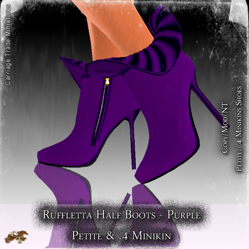@CTM@ Ruffleta! Boots (P/I/M)  Purple