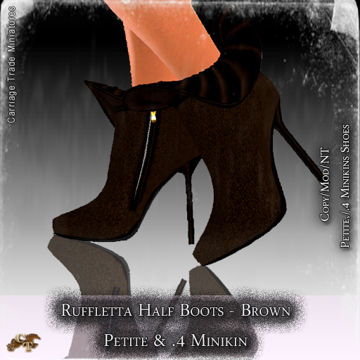 @CTM@ Ruffleta! Boots (P/I/M)  Brown