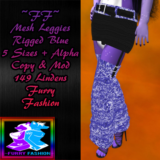 ~FF~ Mesh Leggies Blue