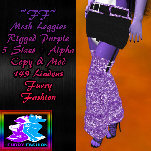 ~FF~ Mesh Leggies Purple