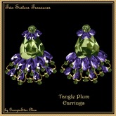 TST Tangle Plum Earrings