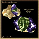 TST Tangle Plum Rings