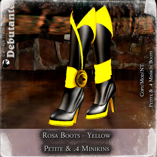 @CTM@ Rosa Boots (P/I/M)  Yellow