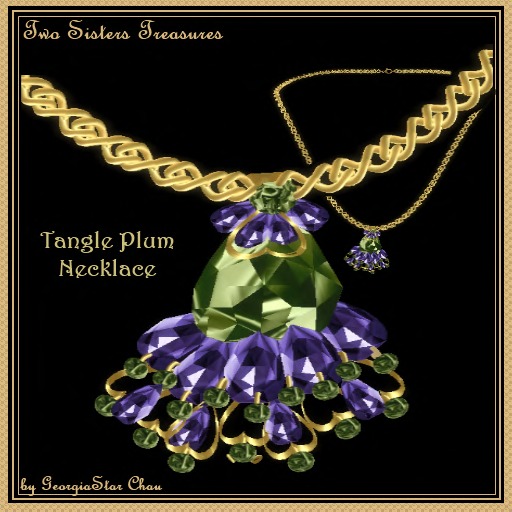 TST Tangle Plum Necklace