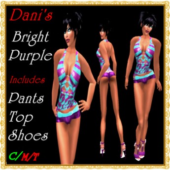 Second Life Marketplace - *Dani's* Bright Purle W/Shoes
