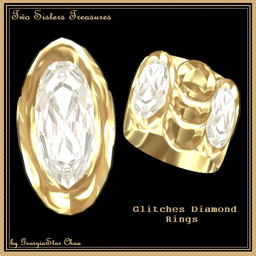 TST Glitches Diamond Rings